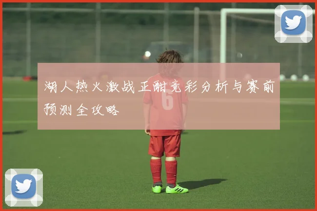湖人热火激战正酣竞彩分析与赛前预测全攻略